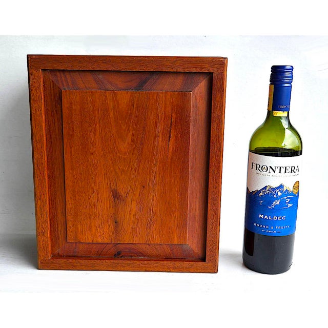 Vintage Tropical Hardwood Humidor With Spanish Cedar Lining For Sale - Image 14 of 15