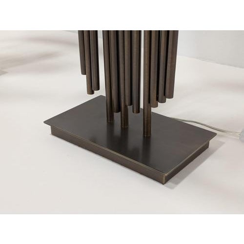 Metal Vienna Lamps from RV Astley, Set of 2 For Sale - Image 7 of 11