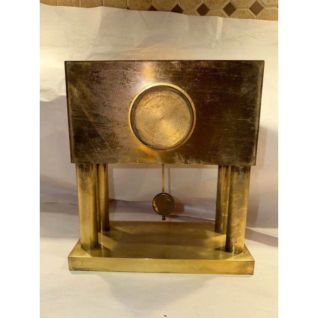 Antique German Arts & Crafts Portico Clock For Sale - Image 12 of 12
