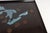 Large Mid-Century Black Resin Pigment and Brass Inlaid "Great Lakes" Tray by Couroc For Sale - Image 11 of 12