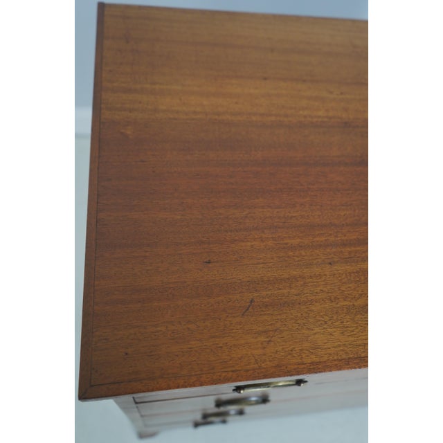 Bench Made Federal Style Mahogany Inlaid Chest For Sale - Image 11 of 16