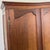 Vintage French Louis XVI Style Carved Oak 3-Door Armoire For Sale - Image 3 of 11