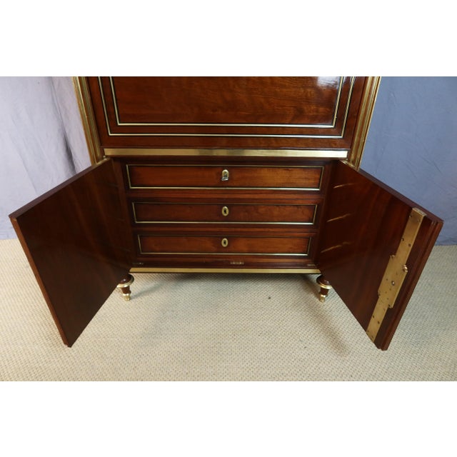 Louis XVI Mahogany Secretary For Sale - Image 9 of 15