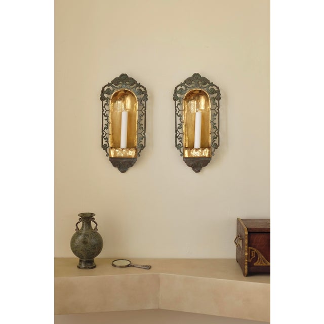 1920s Pair of Swedish Grace Candle Wall Scone For Sale In New York - Image 6 of 10