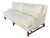 Modern Nancy Corzine Down Filled Linen Upholstered Renee Sofa For Sale