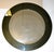 1960s Round Black Tinted Beveled Art Glass Wall Mirror Space Age Antonio Lupi For Sale - Image 12 of 12