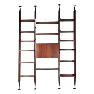 Lb7 Three-Bay Bookcase by Franco Albini for Poggi, 1950 For Sale