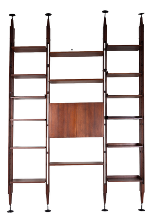 Lb7 Three-Bay Bookcase by Franco Albini for Poggi, 1950