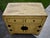Pottery Barn Chinese Wood Painted Cabinet Ming Style Distressed Yellow For Sale - Image 4 of 16