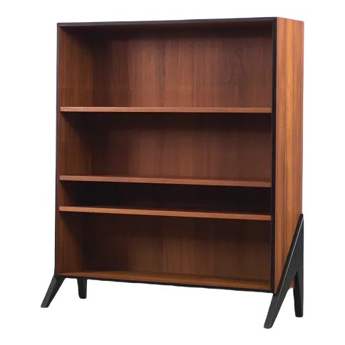 Mid-Century Modern Swedish Teak Bookcase, 1960s For Sale
