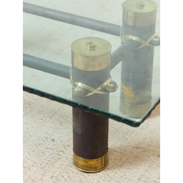 A coffee table showcases the beauty of vintage design and individuality while creating a unique talking point essentially...