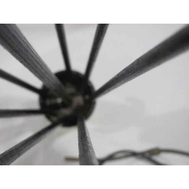 Post Modern Black Wire Series Table Lamp in the Style of Tony Paul For Sale - Image 10 of 13