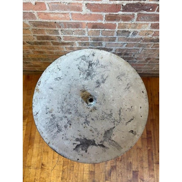 Antique Industrial Salvaged Steel Rotating Organizer For Sale - Image 12 of 14