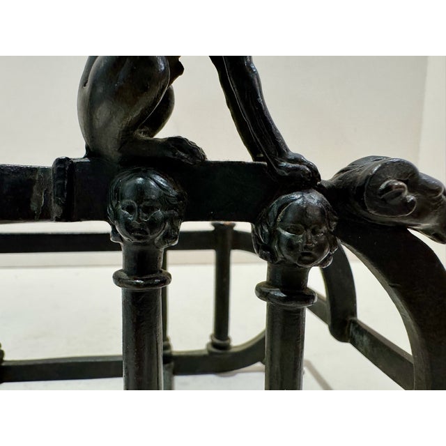 Antique Greyhound Figural Letter Holder Desk Organizer Mail Sorter For Sale - Image 4 of 10