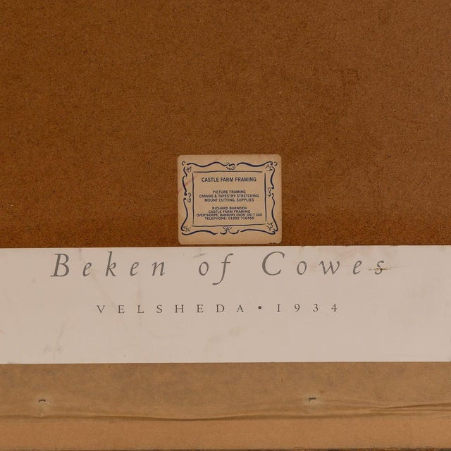 Beken of Cowes, Racing Yacht, Velsheda, 1934, Photographic Print, Framed For Sale - Image 14 of 15