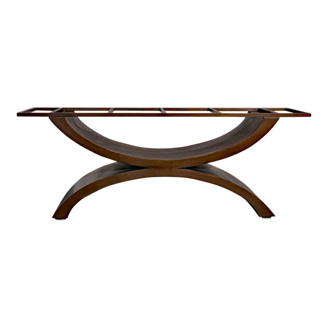 Bronze Metal Table Base for Granite Handmade by Invictus Steelworks