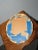 Gold Vintage Picture W British Gentleman W Ceramic Frame & Eagle Motif & Stars For Sale - Image 8 of 12