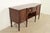 Berkey & Gay Antique French Regency Louis XVI Carved Mahogany Sideboard or Bar Cabinet For Sale - Image 4 of 16