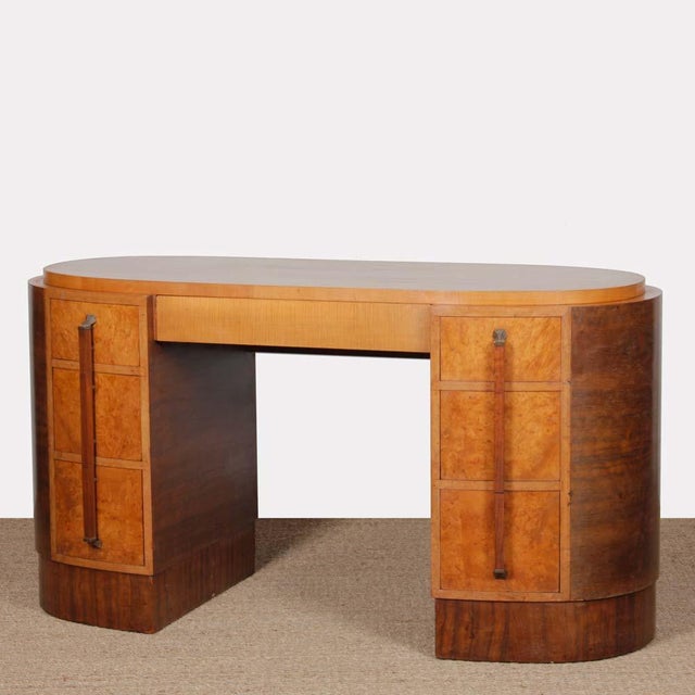 Vintage Wooden Desk, 1930s For Sale - Image 10 of 10