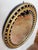 19th Century Irish Ebony and Gilt Oval Wall Mirror With Glass Studs (H 29 3/8 X W 23 5/8) For Sale - Image 5 of 9