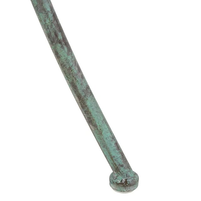 Genson Halfmoon Console Table - Antique Dark Green For Sale - Image 4 of 12