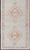 Measures: 3'4 x 11'6 Turkish Oushak Runner with Soft Ivory Field and Peach Geometric Medallions. Keivan Woven Arts. rug...