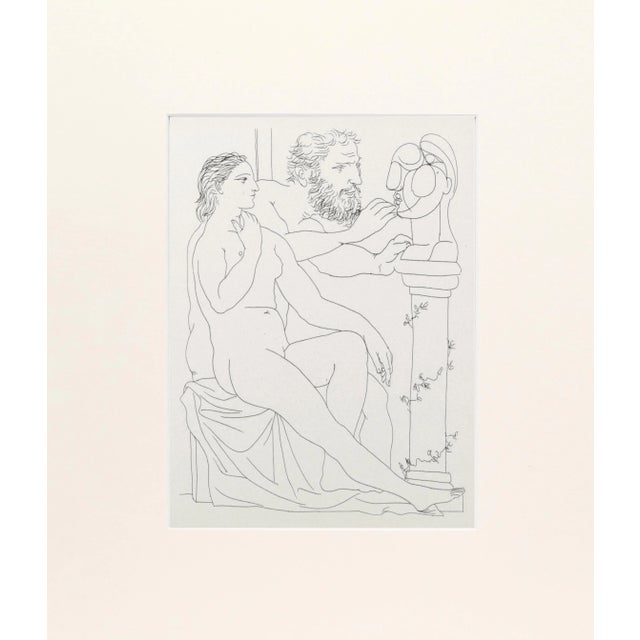 Vintage photogravure printed in 1956, published in London, pulled from "Picasso's Vollard Suite" First Edition. After the...