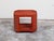 Karl Springer Attributed Karl Springer 1970s Midcentury Octagonal Bar Cart With Red Snakeskin Finish For Sale - Image 4 of 11