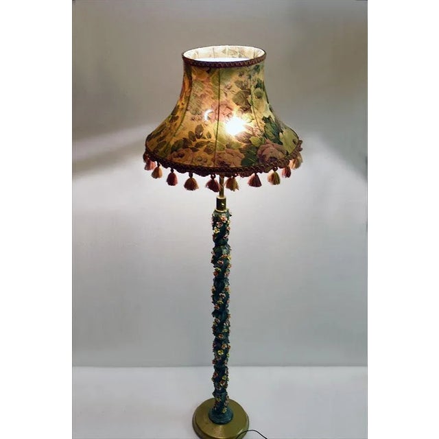 Mid-Century Modern Ceramic Floor Lamp, 1950s For Sale - Image 3 of 11