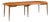 Gio Ponti for Singer & Sons Model 2135 Mid Century Walnut Expanding Dining Table With 4 Leaves For Sale