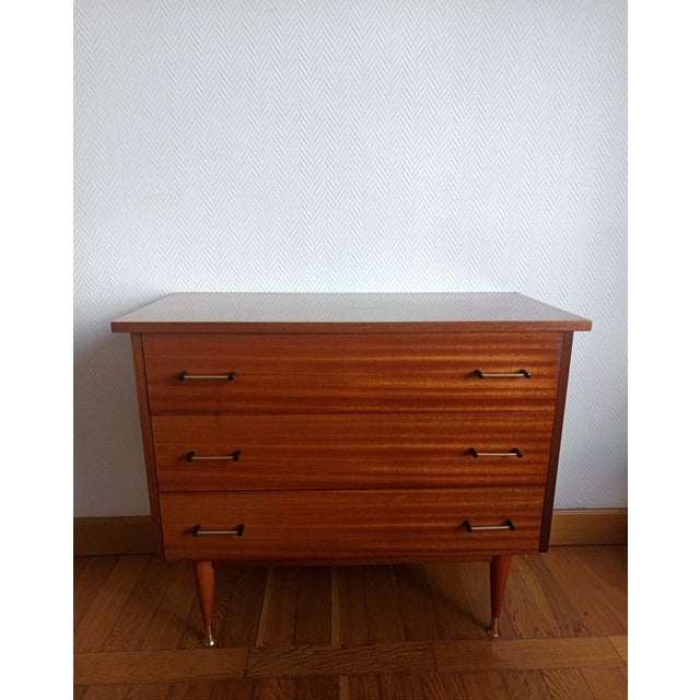 Mid-Century Splayed Leg Chest of Drawers, 1950s For Sale - Image 14 of 14