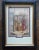 Maroon Judaica-Antique Signed Chromolithograph "Jewish Marriage"-Framed For Sale - Image 8 of 8
