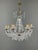 20th Century Crystal and Bronze Chandelier with Pendants For Sale - Image 4 of 13