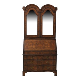 English George III Walnut Secretary Desk For Sale