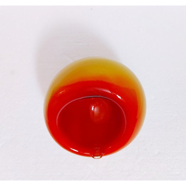 1970s Space Age Art Glass Ashtray by Dragan Drobnjak, Former Yugoslavia, 1970s For Sale - Image 5 of 11