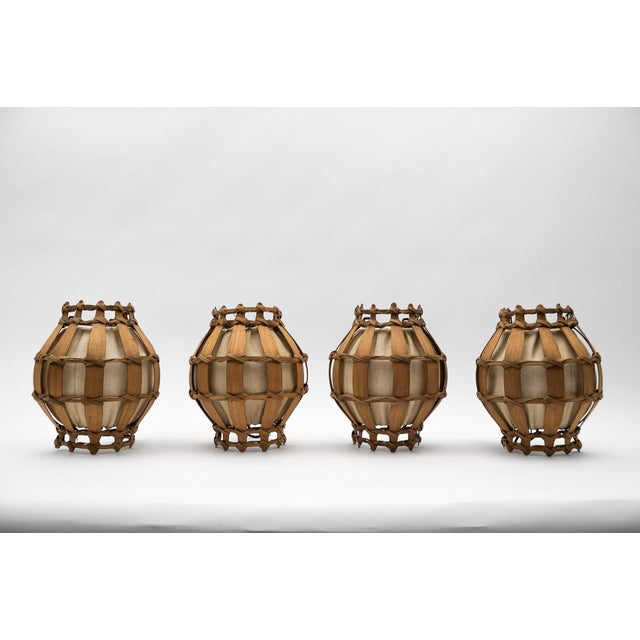 Mid-Century Modern French Provincial Wooden Wall Sconces, 1960s, Set of 2 For Sale - Image 3 of 14