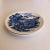 Vintage set of 3 Blue & White Country Village Bridge Pattern Plates 6.90"D , Makers Mark Reads" Enoch Wedgwood Made in...