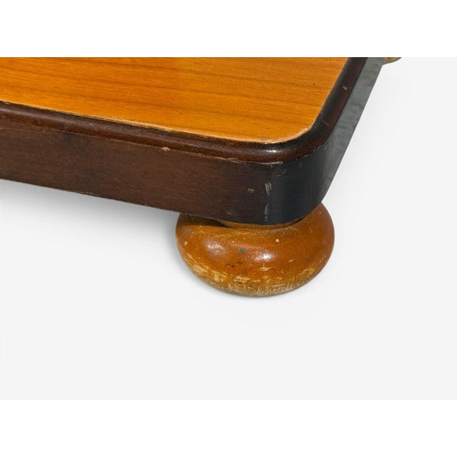 Swedish Art Deco, Inlaid Side Table, Stained Wood, Sweden, 1930s For Sale - Image 11 of 12