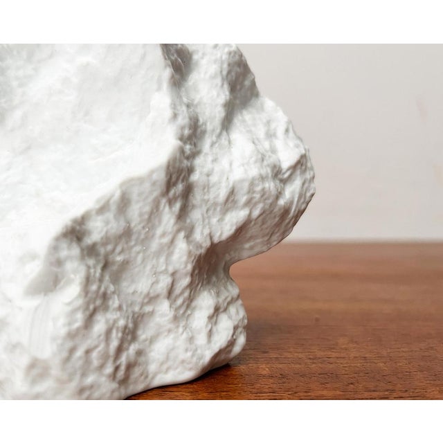 Vintage German White Porcelain Rock Vase from KPM Royal Porzellan, 1970s For Sale - Image 10 of 18