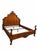 Grand Heavily Carved Bed with Ornate Headboard and Footboard An impressive statement bed featuring elaborate carved...