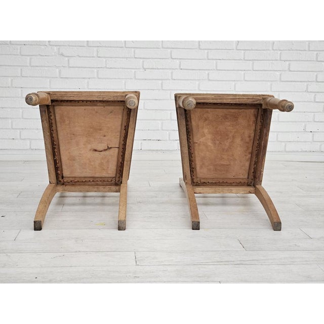 Set of Vintage Danish Dinning Chairs in Oak, 1950s For Sale - Image 6 of 18