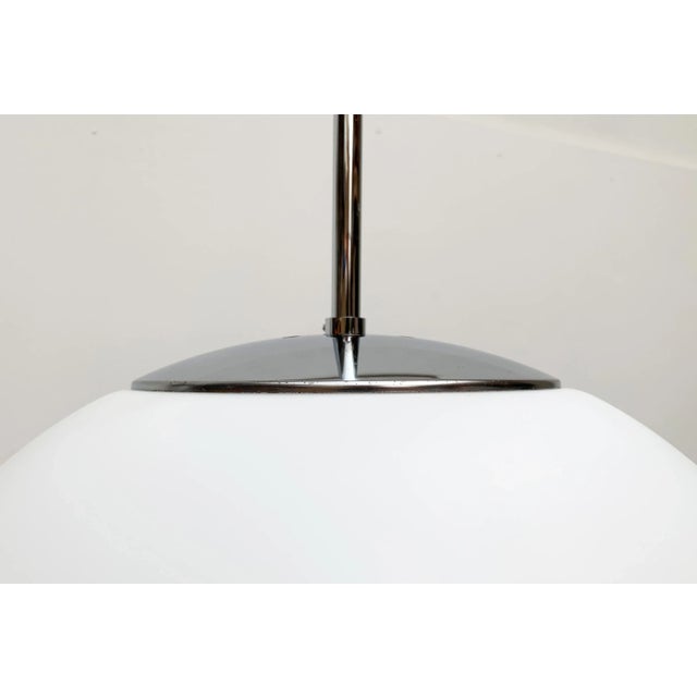 Vintage German Space Age Glass Ball Pendant Lamp from Limburg For Sale - Image 13 of 18