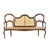 Gold 19th Century Romantic Canape in Noble Wood For Sale - Image 8 of 8