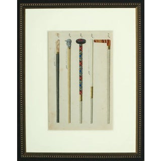 "Five Gents' French Walking Sticks" For Sale