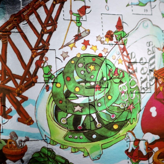 Cardboard advent calendar Swatch Christmas Special Edition series GZ 900 Pack in Limited Edition, complete with all...