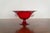 Mid-Century Modern Vintage Ruby Red Murano Art Glass Footed Compote With Applied Grapes For Sale - Image 3 of 12