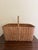 Antique Early 20th Century American Splint Oak Gathering Basket For Sale In South Bend - Image 6 of 8