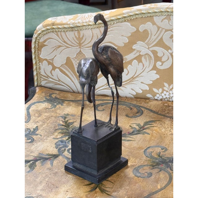 19th Century 19th Century Bronze Flamingos by Franz Mazura For Sale - Image 5 of 9