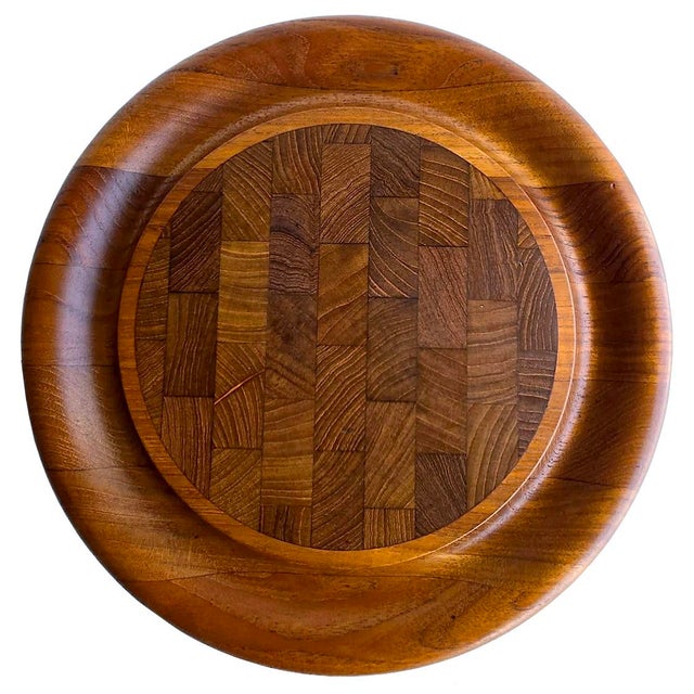 1960s Danish Teak Wood Charcuterie/Cheese/Carving Board Designed by Jens Quistgaard for Dansk For Sale - Image 10 of 12