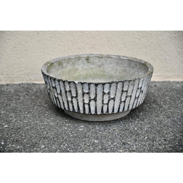 Bohemian Concrete Planter, 1980s For Sale - Image 4 of 4